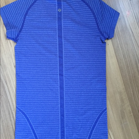 🍋Swiftly Tech Lululemon Heathered Sapphire Sz 8 - Picture 8 of 10
